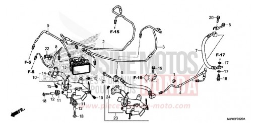 MODULATEUR ABS VFR800XF de 2015